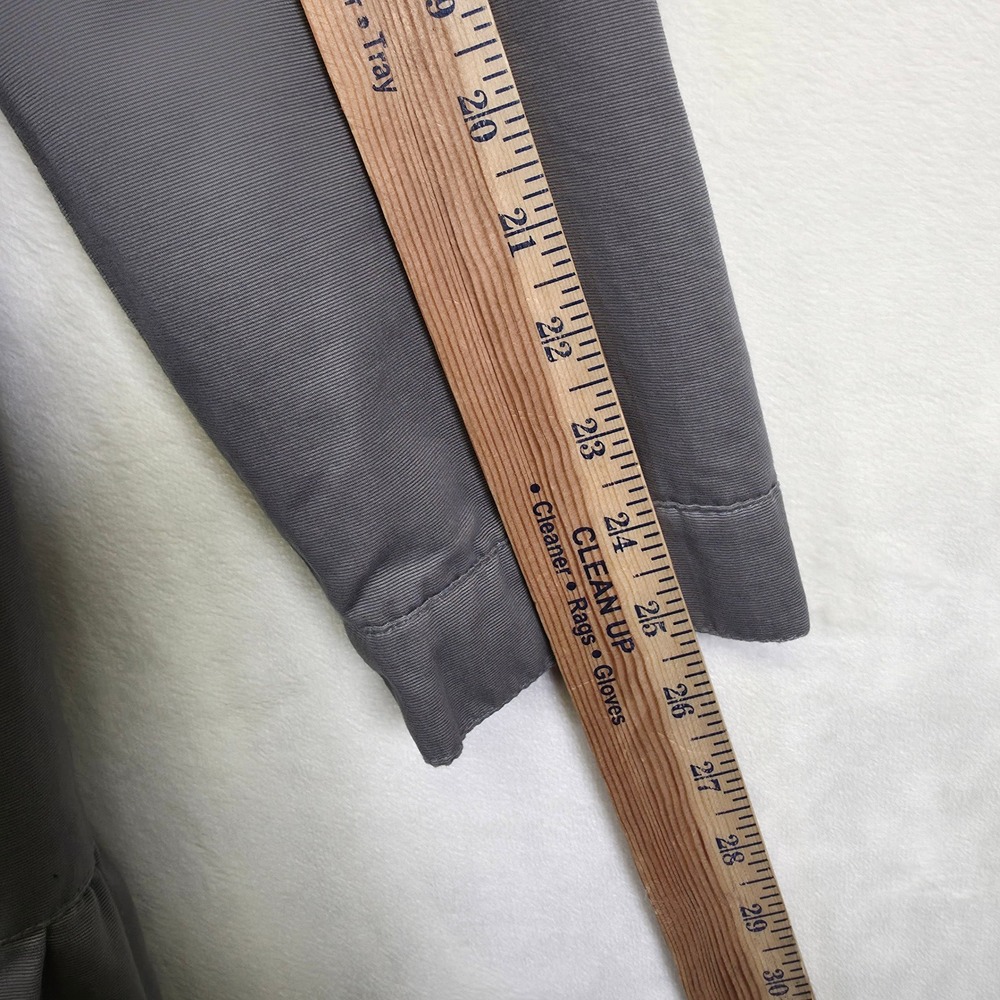 Xhilaration Coat Women XL Gray Peter Pan Tier Minimalist Classic Longline Jacket - Picture 7 of 16
